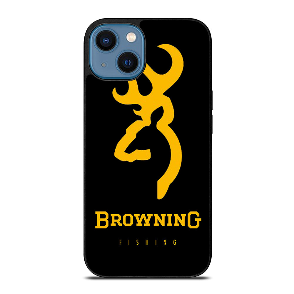 CAMO BROWNING FISHING iPhone 14 Case