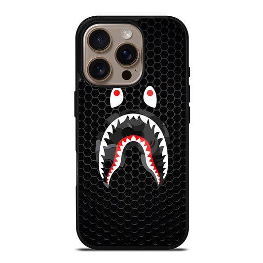 CAMO BAPE SHARK iPhone 16 Pro Case
