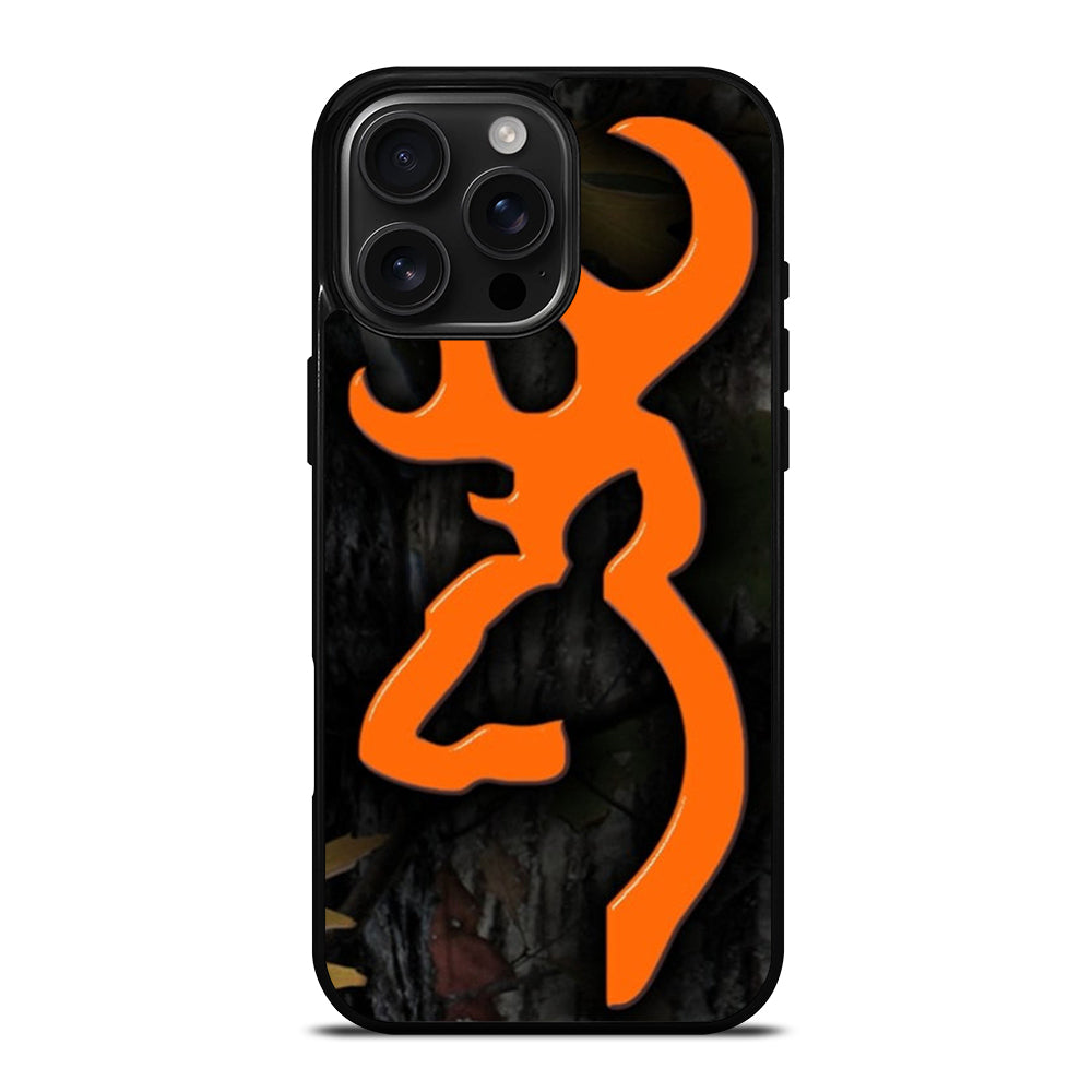 CAMO BROWNING SYMBOL iPhone 16 Pro Max Case