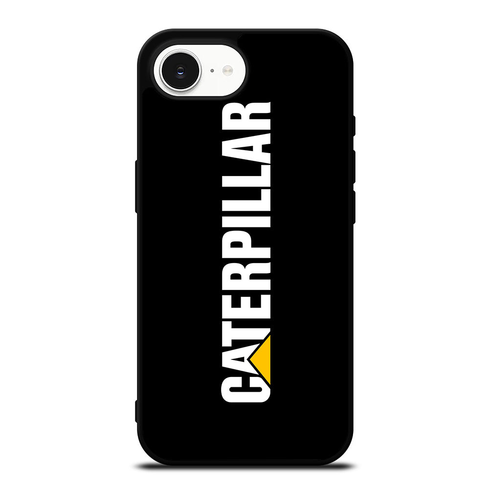CATERPILLAR SIMPLE iPhone 16e case black TPU silicone rubber protective cover by Casedear