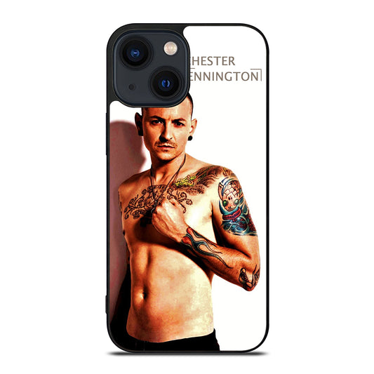 CHESTER BENNINGTON TATTOO iPhone 14 Plus Case