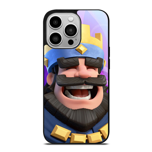 CLASH ROYAL KING SMILING iPhone 14 Pro Case