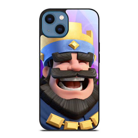 CLASH ROYAL KING SMILING iPhone 14 Case