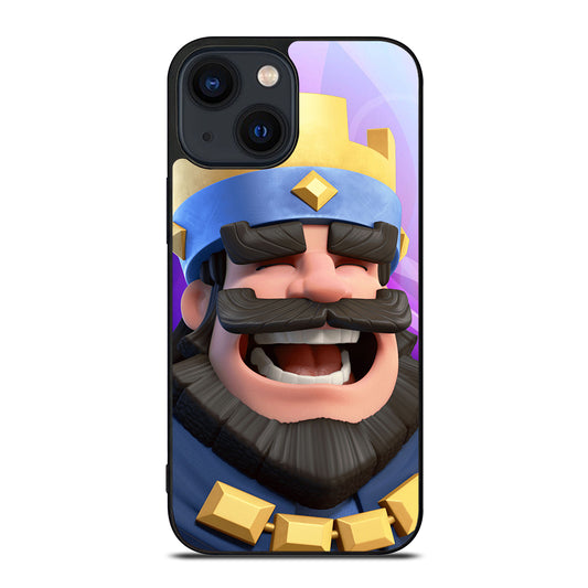 CLASH ROYAL KING SMILING iPhone 14 Plus Case