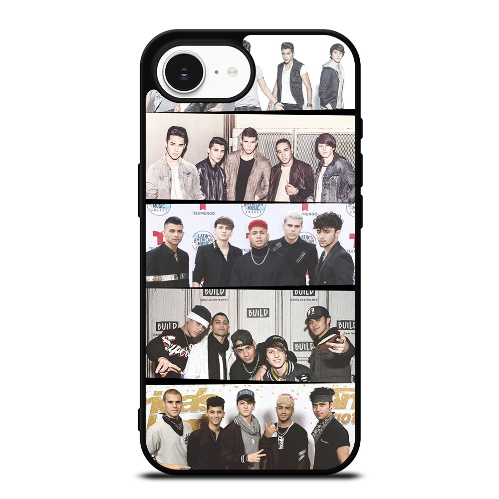 CNCO Group Collage iPhone 16e case black TPU silicone rubber protective cover by Casedear