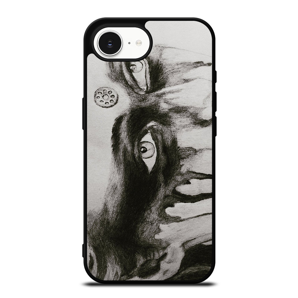 COMMANDER LEXA THE 100 EYES iPhone 16e case black TPU silicone rubber protective cover by Casedear