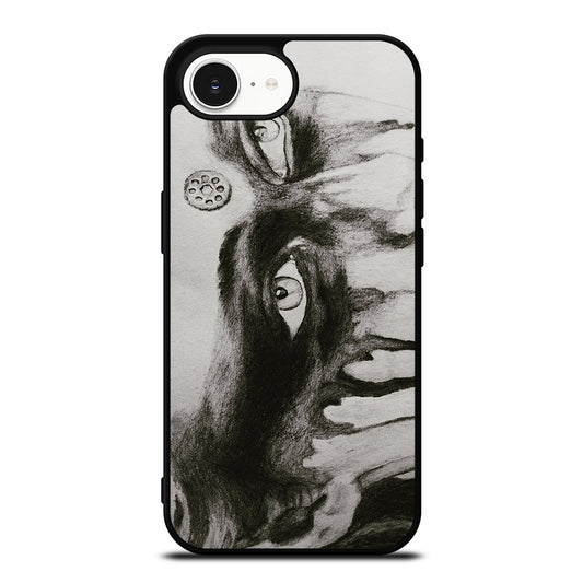 COMMANDER LEXA THE 100 EYES iPhone 16e case black TPU silicone rubber protective cover by Casedear