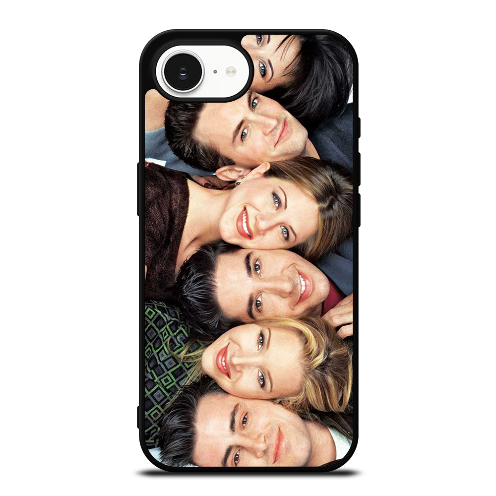 COMPLETE FRIENDS TV SHOW iPhone 16e case black TPU silicone rubber protective cover by Casedear