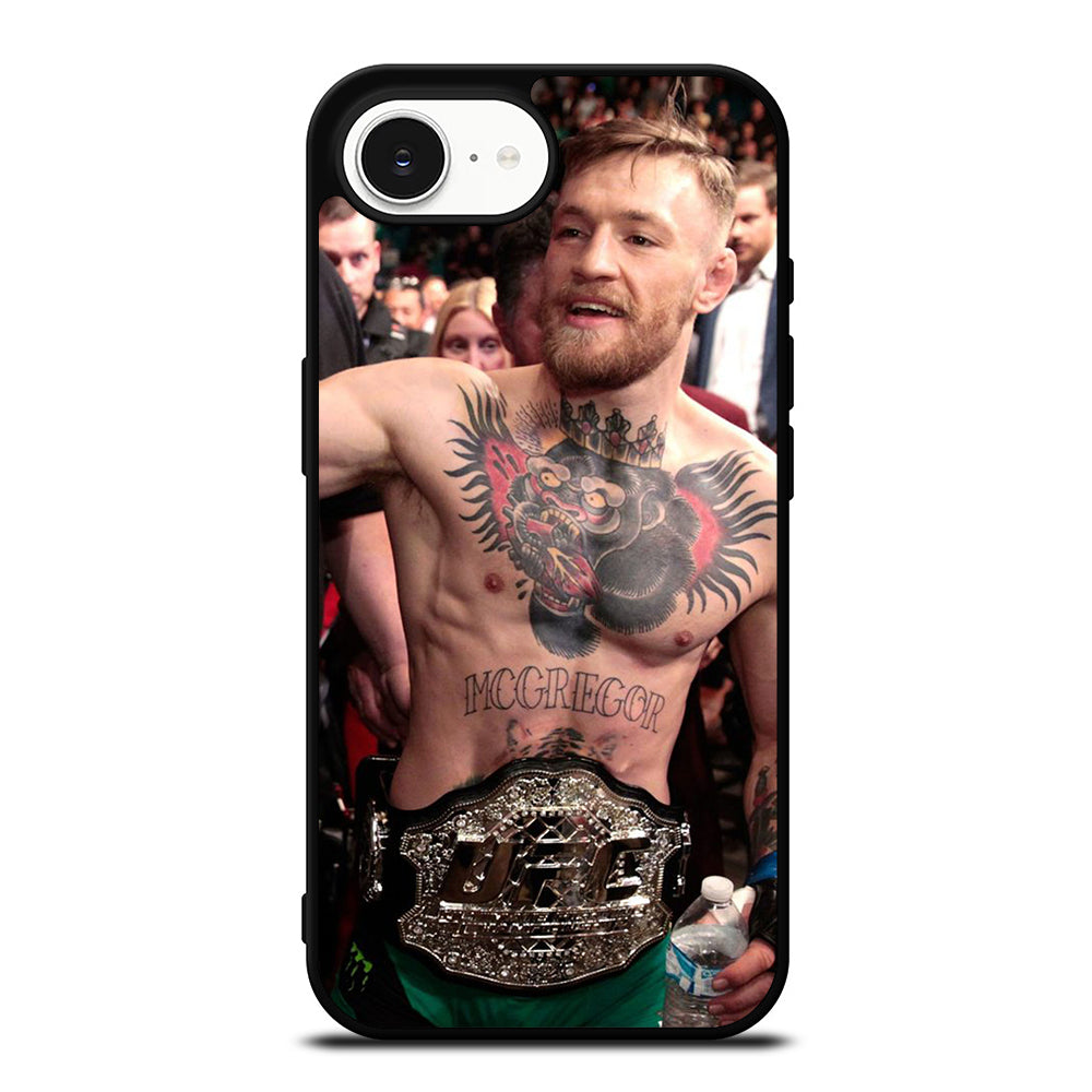CONOR McGREGOR BELT iPhone 16e case black TPU silicone rubber protective cover by Casedear