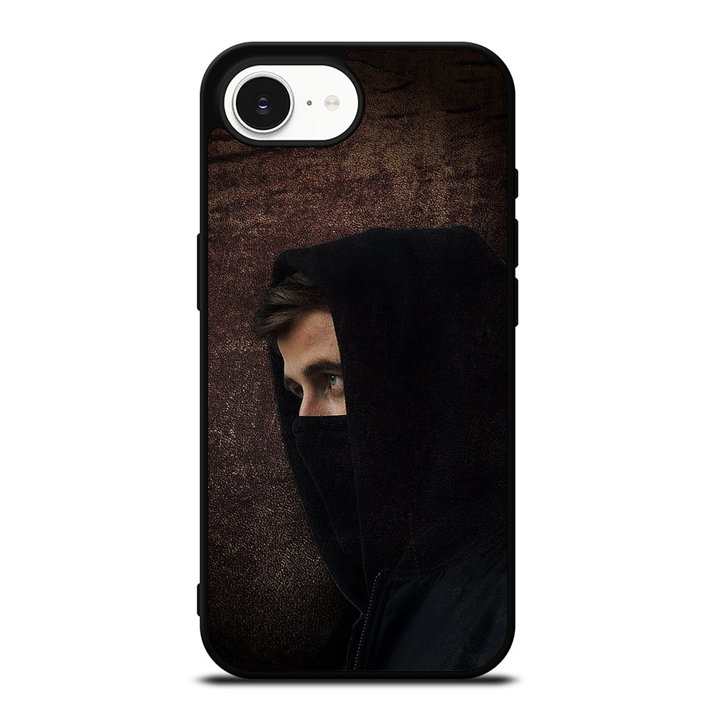 COOL ALAN WALKER iPhone 16e case black TPU silicone rubber protective cover by Casedear