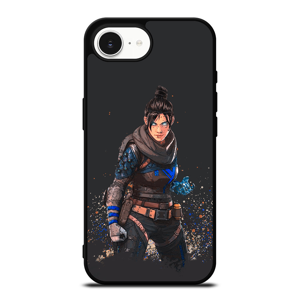 COOL APEX LEGEND iPhone 16e case black TPU silicone rubber protective cover by Casedear