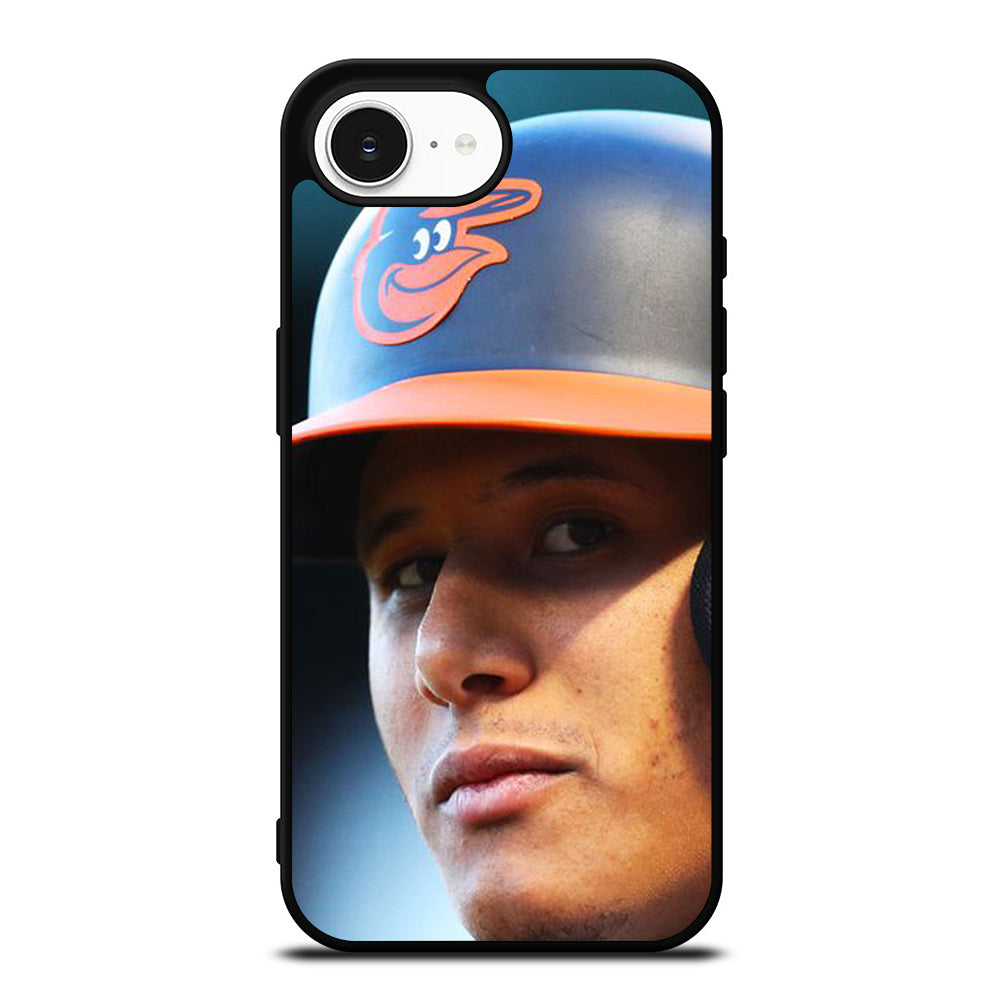 COOL MANNY MACHADO iPhone 16e case black TPU silicone rubber protective cover by Casedear