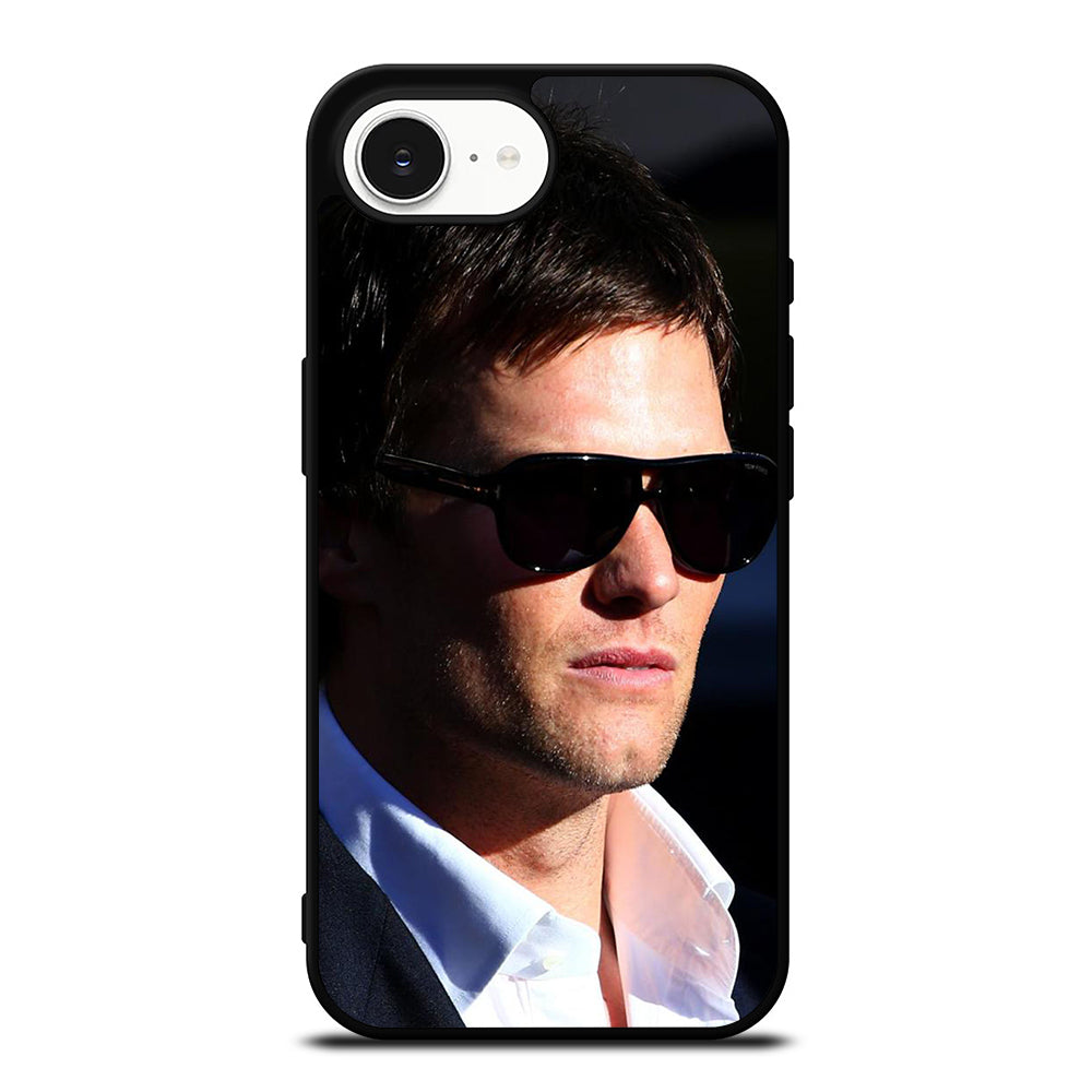 COOL TOM BRADY iPhone 16e case black TPU silicone rubber protective cover by Casedear