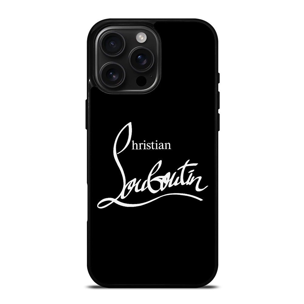 C LOUBOUTIN BLACK iPhone 16 Pro Max Case