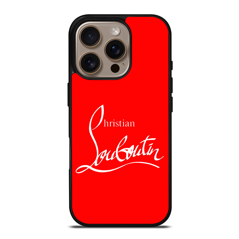 C LOUBOUTIN RED iPhone 16 Pro Case