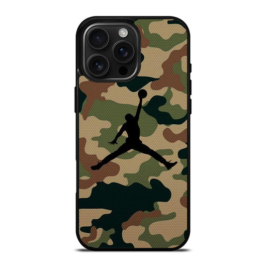 Camo Jordan iPhone 16 Pro Max Case