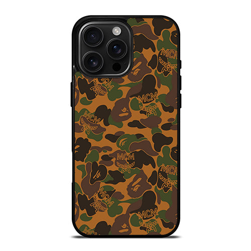 Camo MCM Worldwide iPhone 16 Pro Max Case