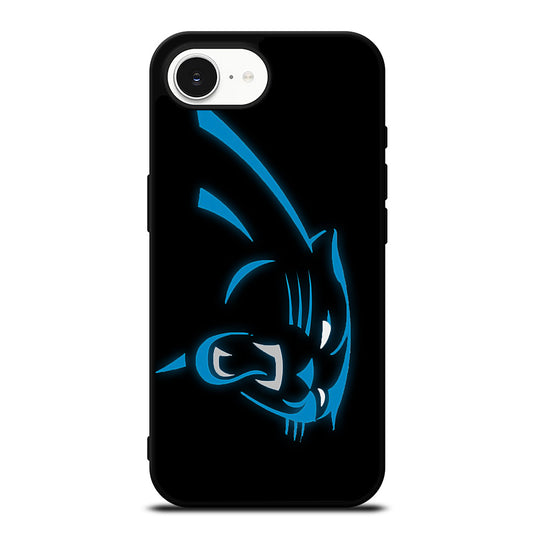 Carolina Panthers Landscape iPhone 16e case black TPU silicone rubber protective cover by Casedear
