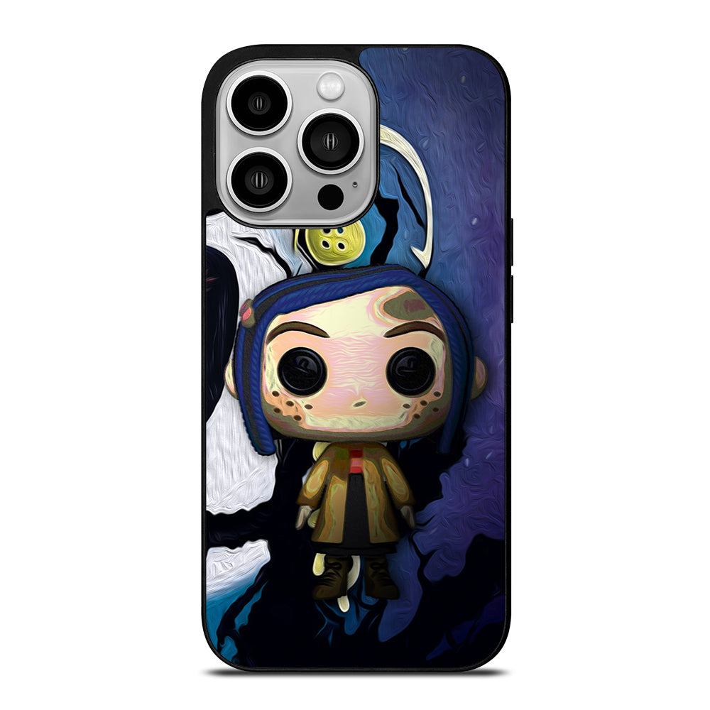 Cartoon Coraline Posterize iPhone 14 Pro Case