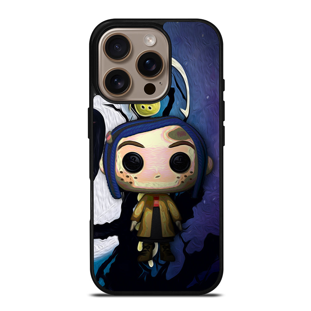 Cartoon Coraline Posterize iPhone 16 Pro Case