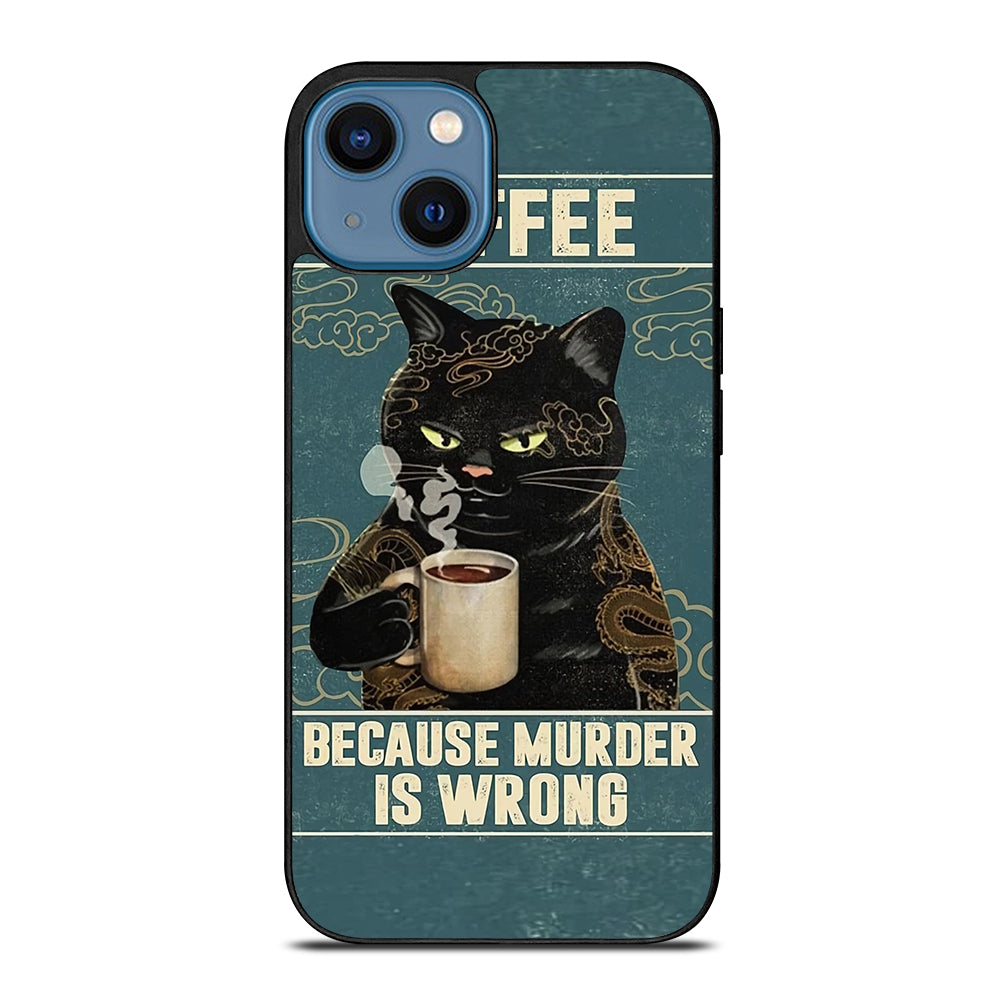 Cat n Coffee iPhone 14 Case