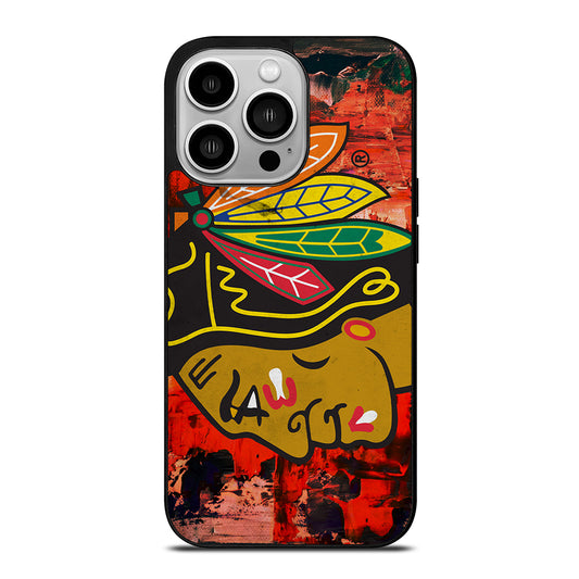 Chicago Blackhawks Symbol iPhone 14 Pro Case