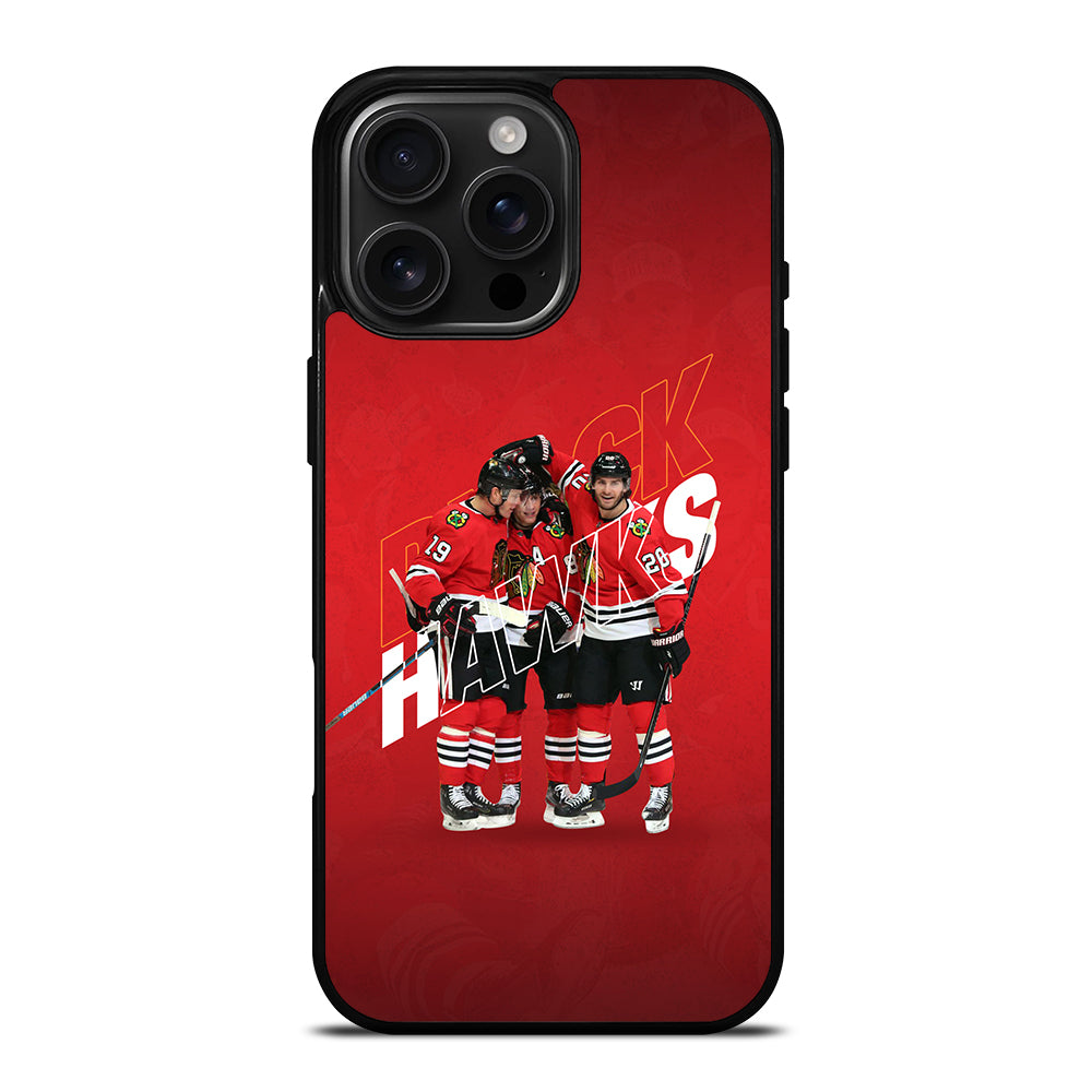 Chicago Blackhawks Team iPhone 16 Pro Max Case