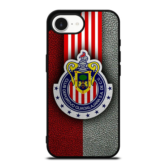 Chivas Guadalajara Wallpaper iPhone 16e case black TPU silicone rubber protective cover by Casedear