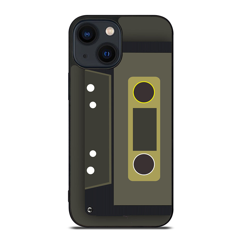 Chocolate Retro Cassette Tape iPhone 14 Plus Case