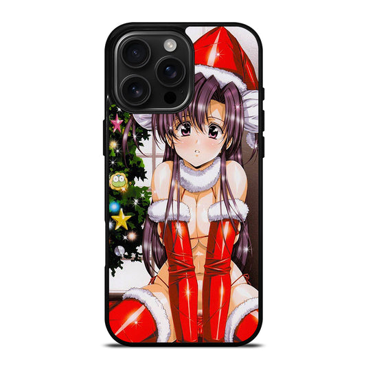 Christmas Sexy Anime Echhi iPhone 16 Pro Max Case