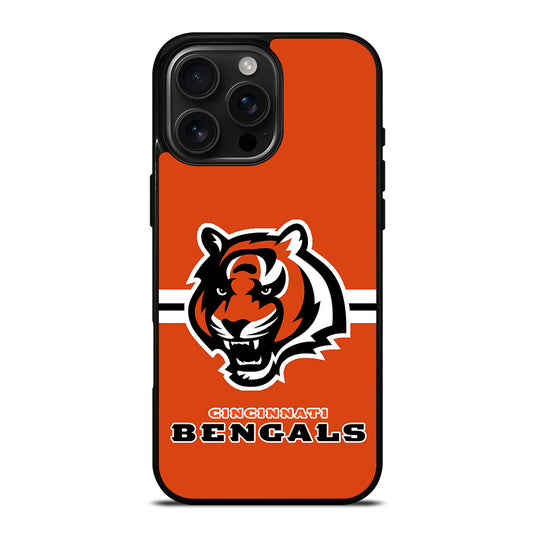 Cincinnati Bengals Logo iPhone 16 Pro Max Case