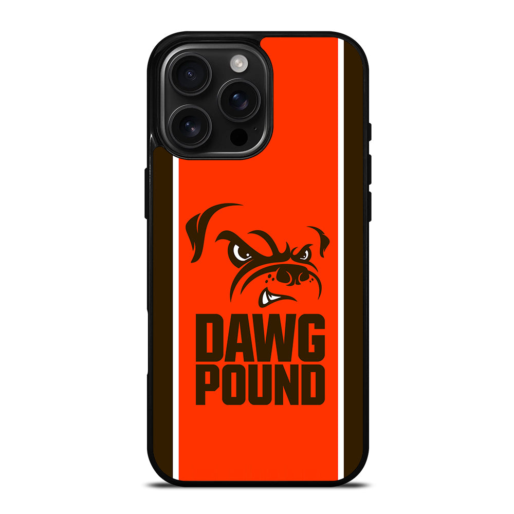 Cleveland Browns Dawg Pound iPhone 16 Pro Max Case