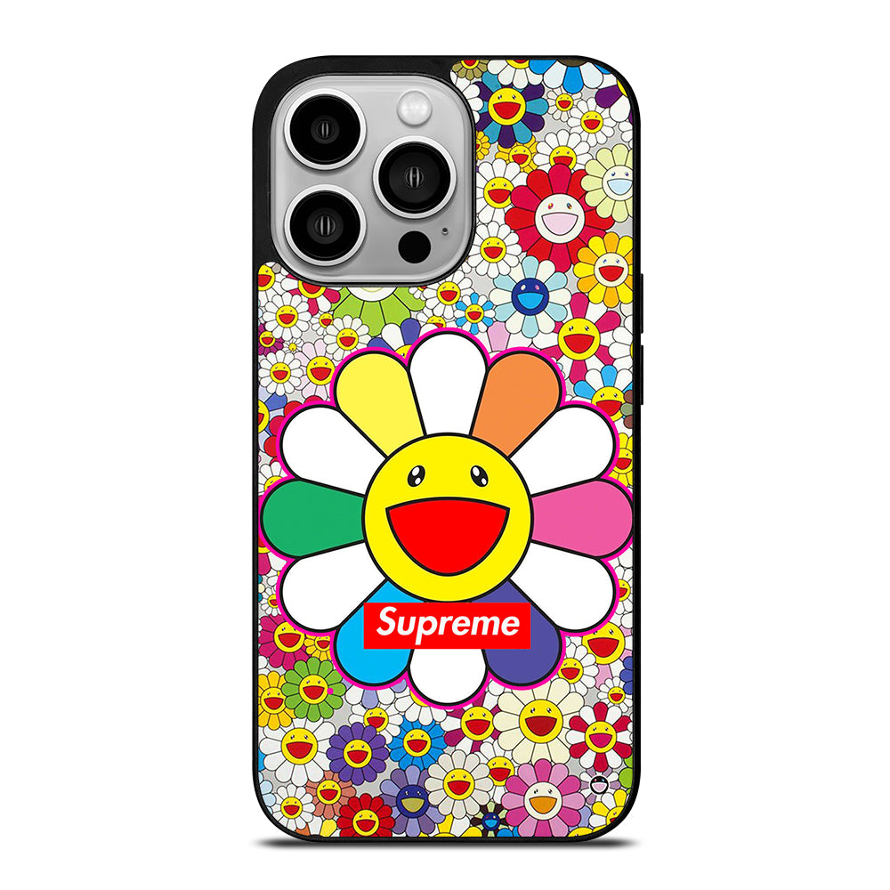 Colorful Takashi Murakami Flower iPhone 14 Pro Case