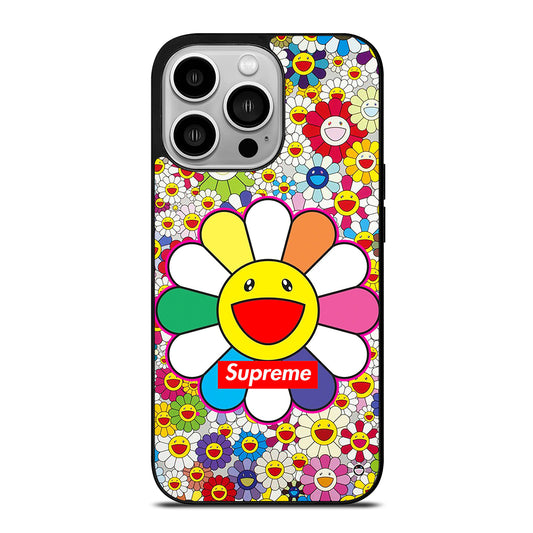 Colorful Takashi Murakami Flower iPhone 14 Pro Case