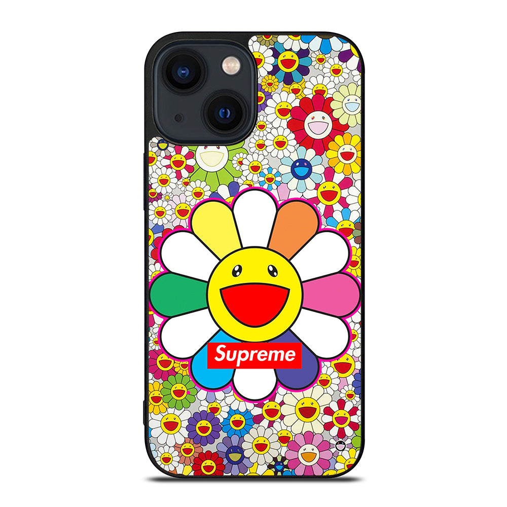 Colorful Takashi Murakami Flower iPhone 14 Plus Case