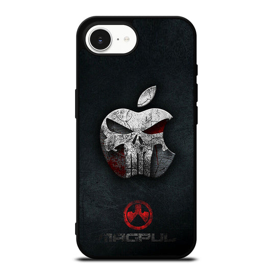 Cool Magpul Punisher iPhone 16e case black TPU silicone rubber protective cover by Casedear