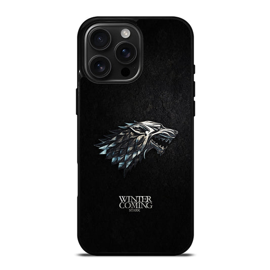 Cool Game Of Thrones House Stark iPhone 16 Pro Max Case