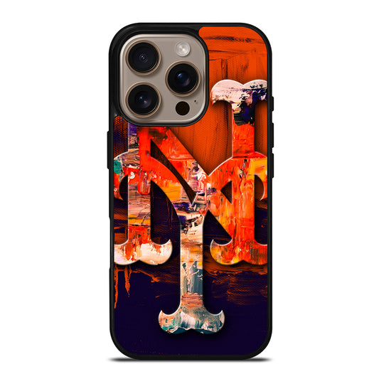 Cool New York Mets Baseball iPhone 16 Pro Case