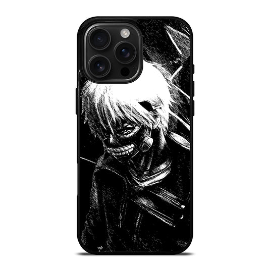 Cool Tokyo Ghoul Kaneki Ken Anime iPhone 16 Pro Max Case