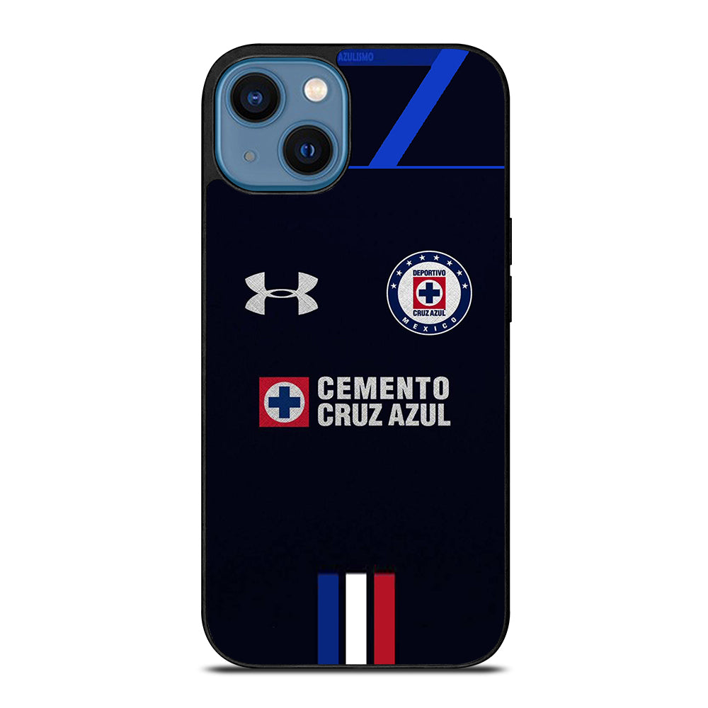 Cruz Azul Football Club Jersey Image iPhone 14 Case
