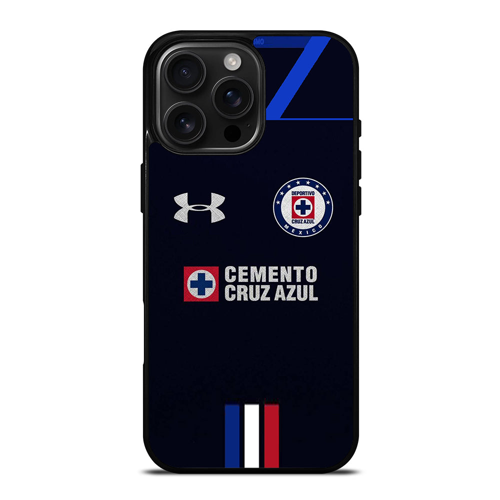 Cruz Azul Football Club Jersey Image iPhone 16 Pro Max Case