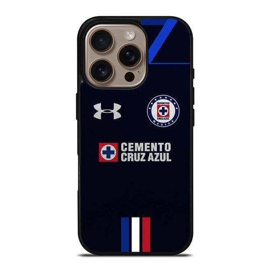 Cruz Azul Football Club Jersey Image iPhone 16 Pro Case