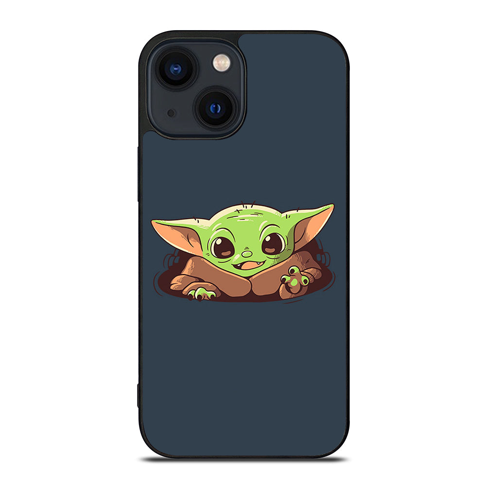 Cute Baby Yoda iPhone 14 Plus Case
