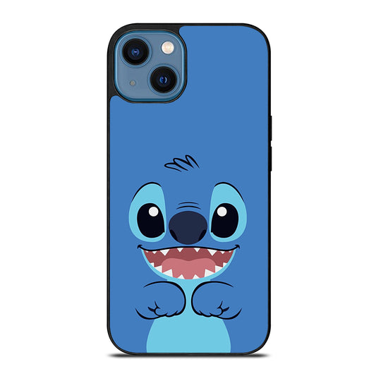 Cute Stitch Cartoon Face iPhone 14 Case