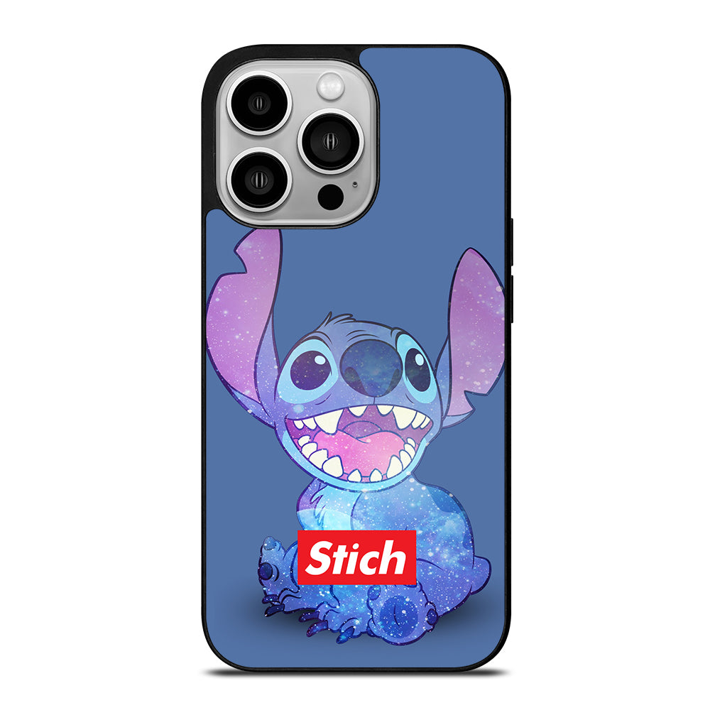 Cute Stitch Cartoon Galaxy iPhone 14 Pro Case