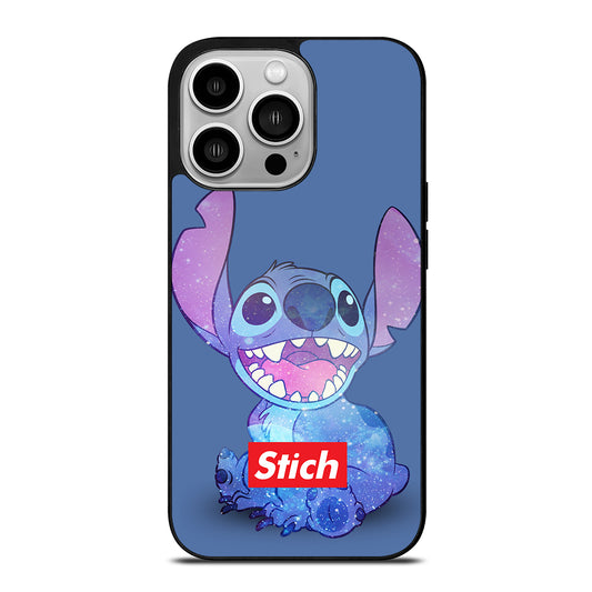 Cute Stitch Cartoon Galaxy iPhone 14 Pro Case