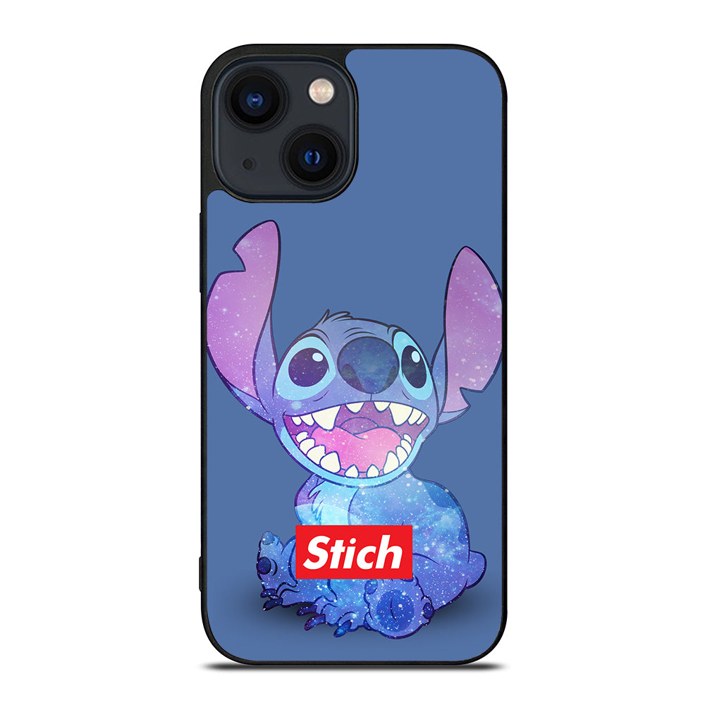Cute Stitch Cartoon Galaxy iPhone 14 Plus Case