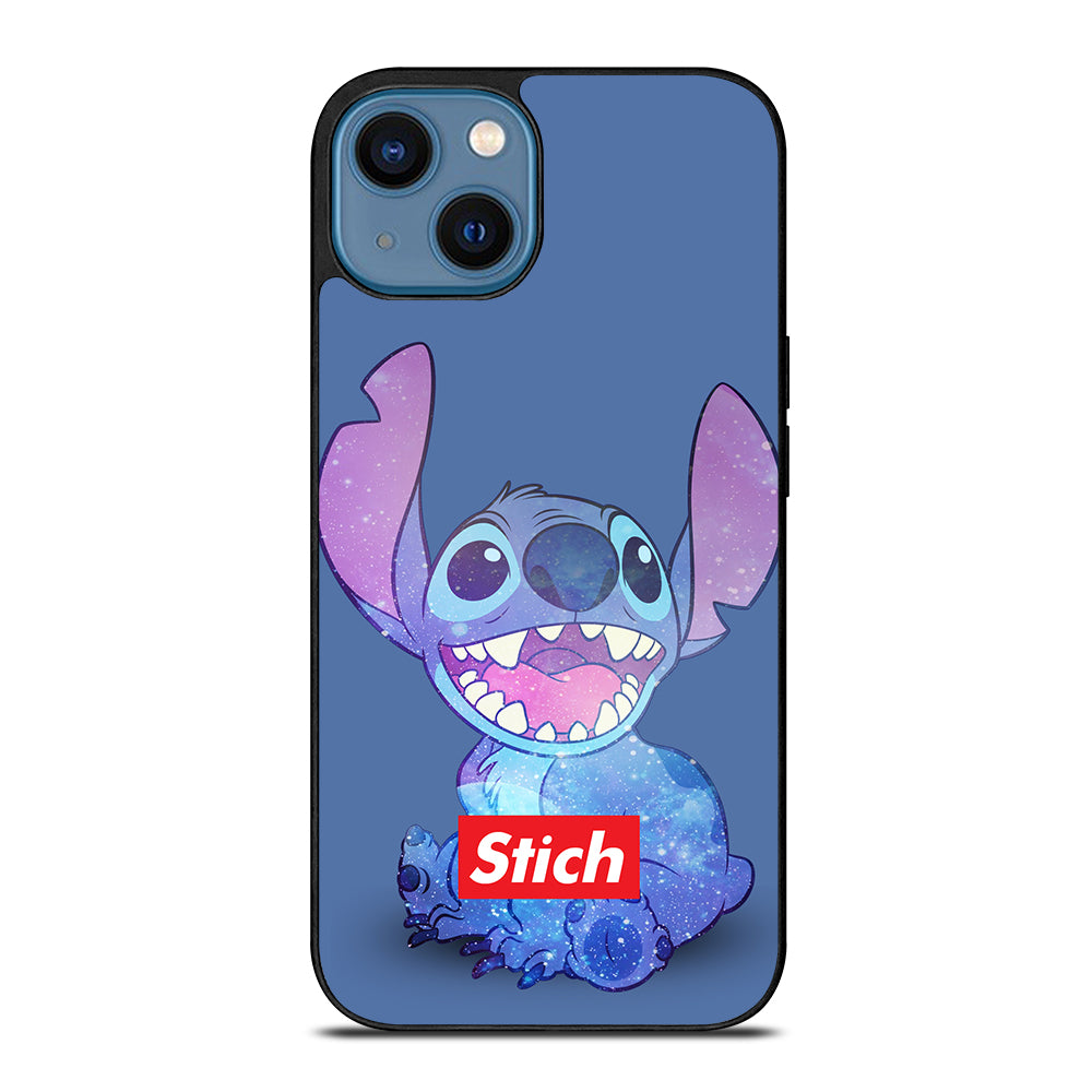 Cute Stitch Cartoon Galaxy iPhone 14 Case