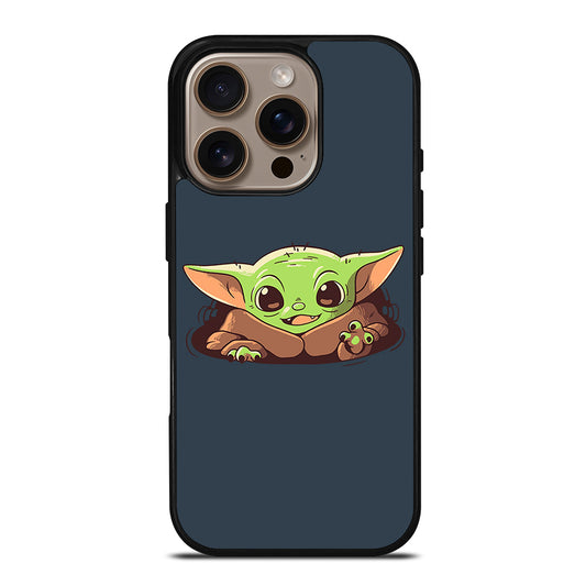 Cute Baby Yoda iPhone 16 Pro Case