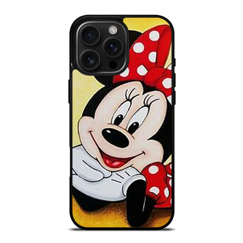 Cute Minnie Pose iPhone 16 Pro Max Case